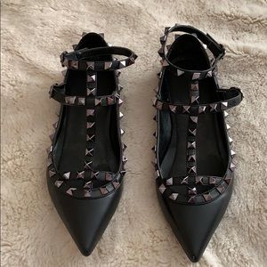 Kaitlyn Pan Valentino dupes in Black size 6.5